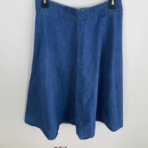 St. John's Bay Denim A-Line Skirt